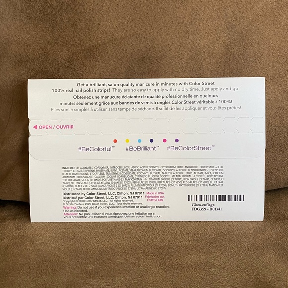 2/$20💅🏽Color Street “Glam-ouflage” Nail Strips - Picture 2 of 4